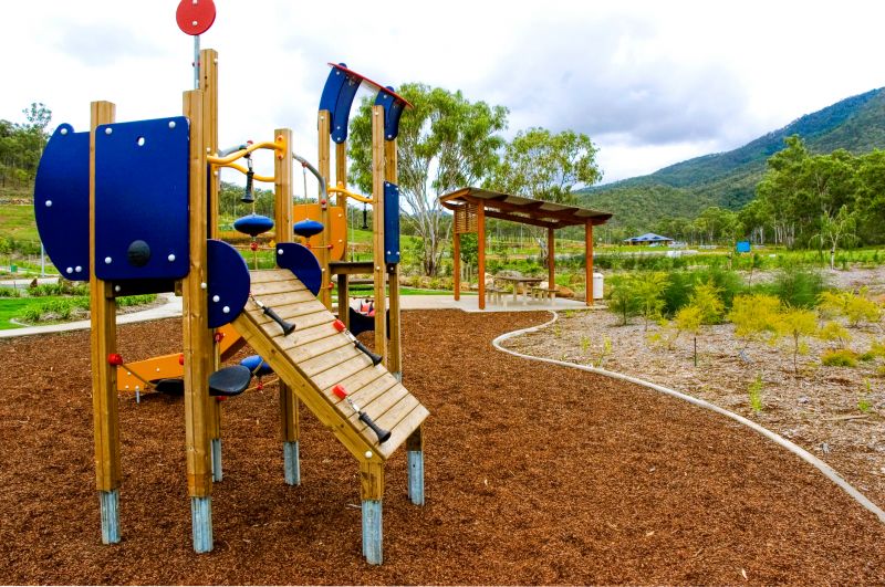 Play Area Mulch Installation